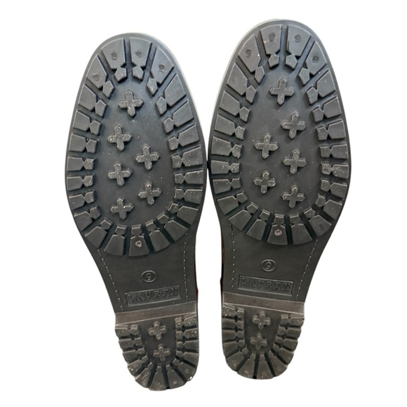 Lauren Ralph Lauren Rossalyn II Plaid Rain Boots Red Brown Tartan Check Size 9B - Picture 6 of 6